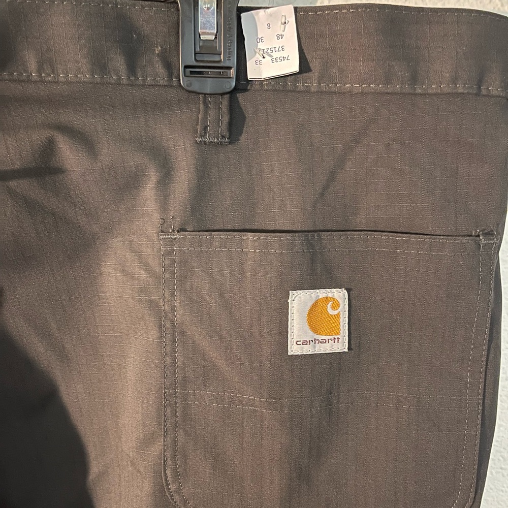 Carhartt cargo dark gray pants brand new size 48x30
